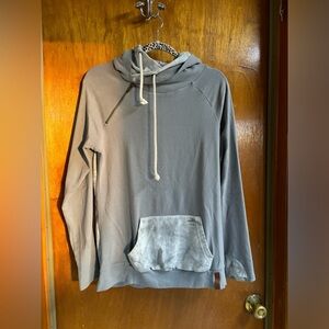 Ampersand double-hooded sweatshirt